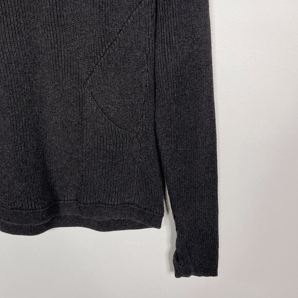 Lululemon Womens 6 Dark Heather Gray The Sweater The Better Crew Neck Cotton - Picture 5 of 7